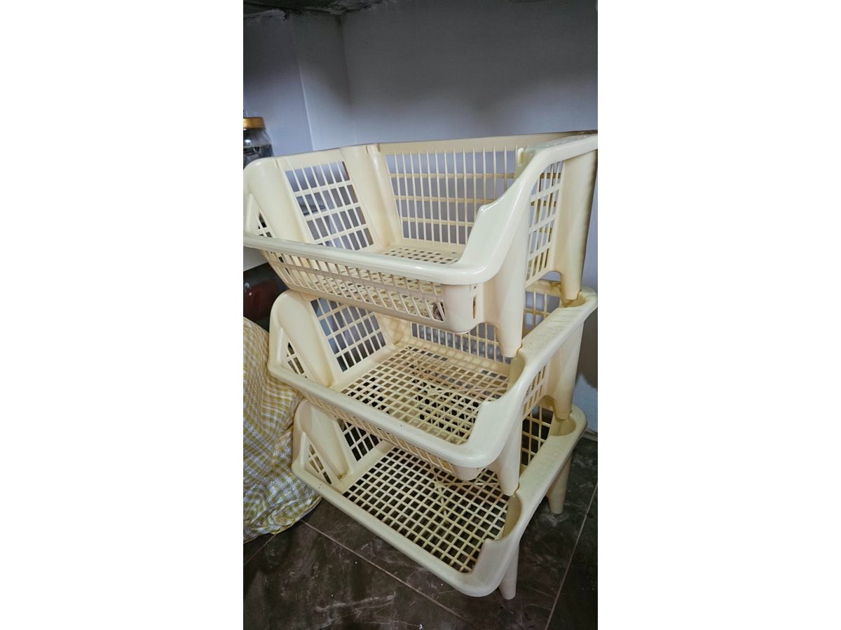 Estante organizador de 3 niveles