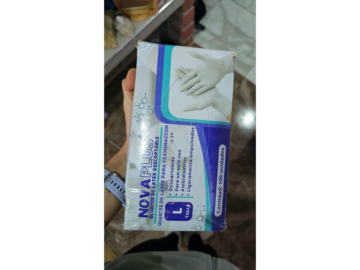 Guantes de látex NovaPlus talla L
