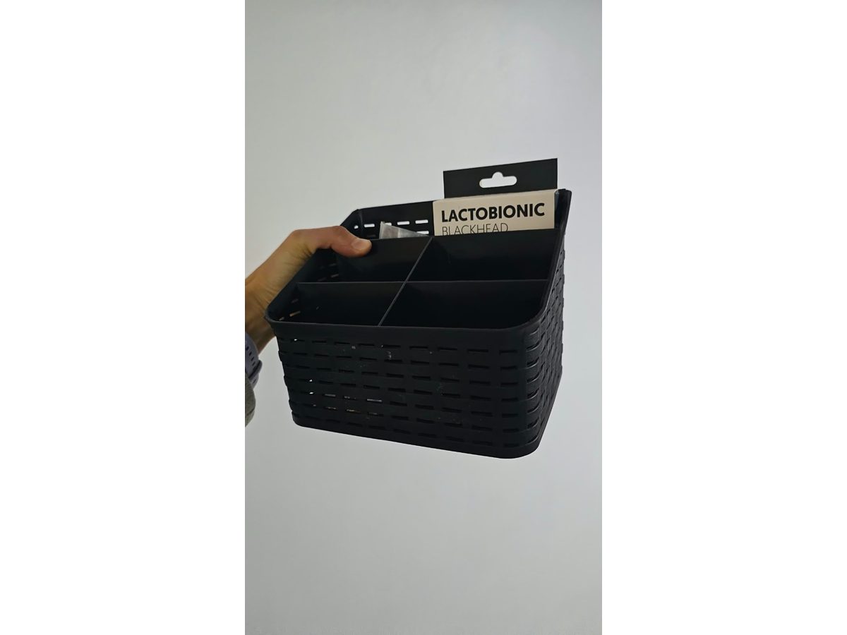 Organizador de escritorio negro