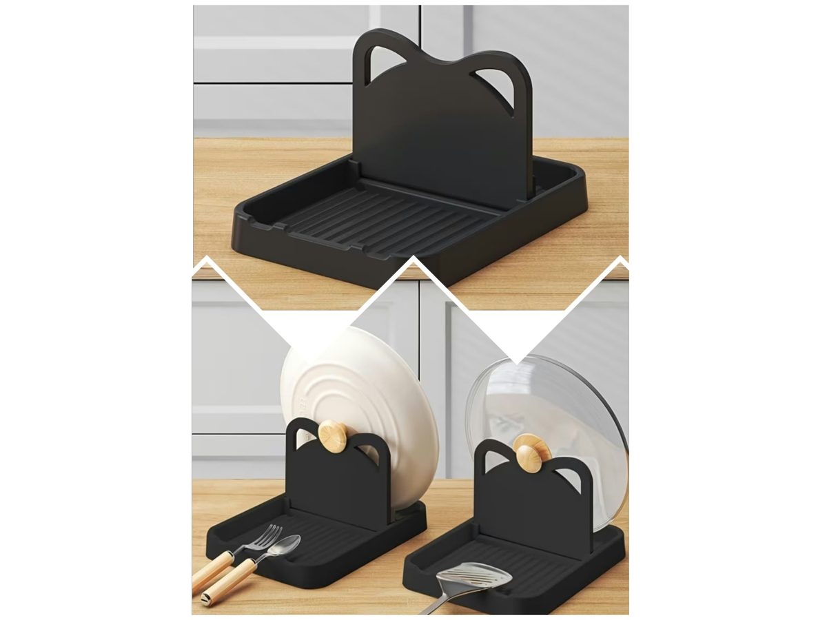 Soporte para tapa y cucharón