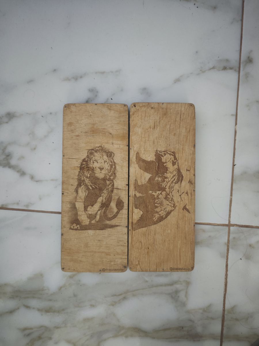 Tabla de clavos Sadhu (2 partes, clavos completos)